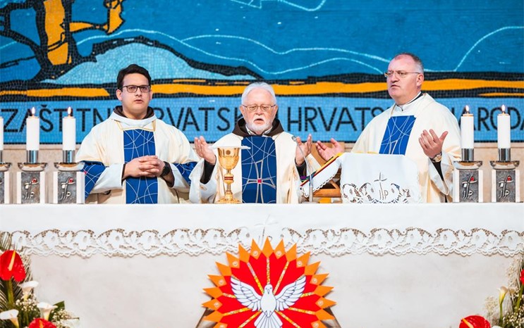 Fra Vlado Mustač predvodio misno slavlje srijedom u bazilici svetog Josipa u Karlovcu